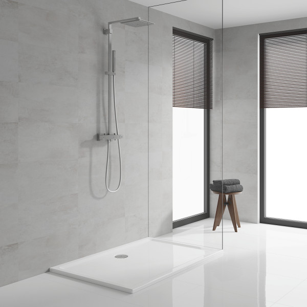 Душова система з термостатом для душа Grohe Euphoria Cube System (26087000)