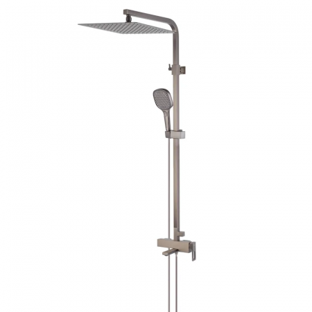 Душова колона зі змішувачем Koer KB-56009-07 3 функціі (Колір графіт) (KR5988)
