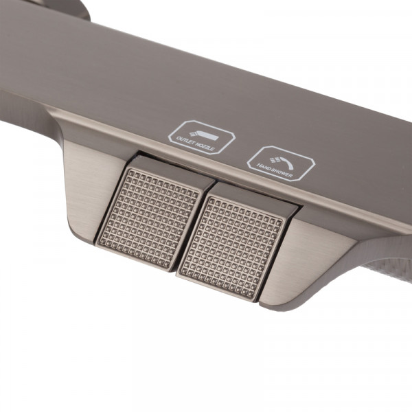 Змішувач для ванни MIXXUS PREMIUM TERRA 009 GRAPHITE (колір графіт) (MI8384)
