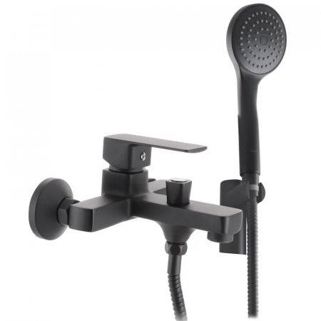 Змішувач для ванни HAIBA KUBUS 009 EURO BLACK (Колір чорний) (HB3932)
