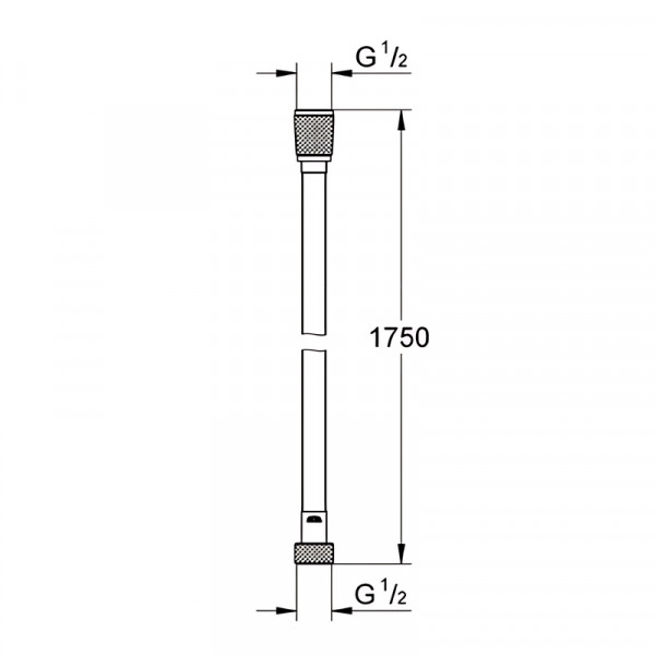 Душовий шланг Grohe Silverflex 1750 мм (28388KF1)