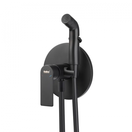 Змішувач для гігієнічного душу HAIBA ALEX 002 (INNER) BLACK (Колір чорний) (HB9618)