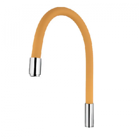 Вилив для змішувача гнучкий MIXXUS PREMIUM SPOUT RAINBOW ORANGE (Колір хром+вилив помаранчевий) (MI0562)