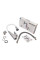Змішувач для кухні MIXXUS ETNA 014-T NUT REFL.WHITE (Колір хром+силіконовий вилив білий) (MI8421)