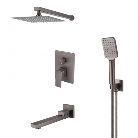 Вбудована душова система HAIBA KUBUS 009 (INNER) GRAPHITE (Колір графіт) (HB9630)