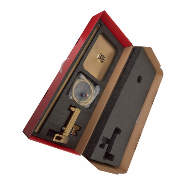 Душова колона зі змішувачем Koer KB-56031-12 3 функціі (Колір матове золото) (KR5974)