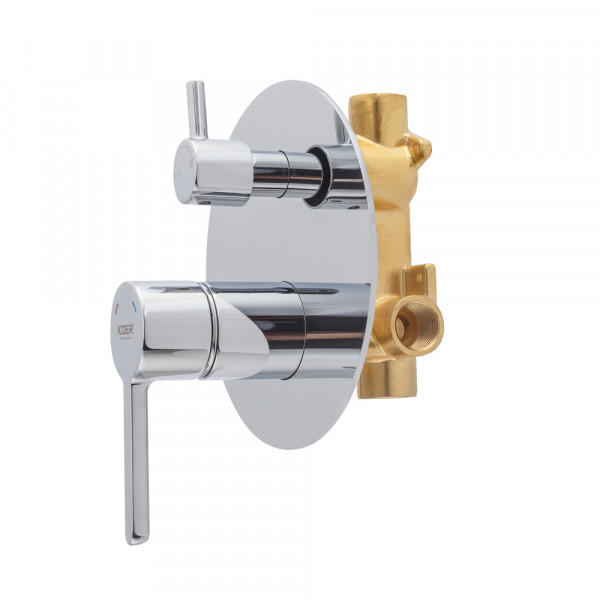 Душова система вбудована KOER KB-66029-01, 3 функції (Колір хром) (KR5483)
