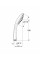 Ручний душ, 3 режими струменя Grohe Euphoria (27221001)