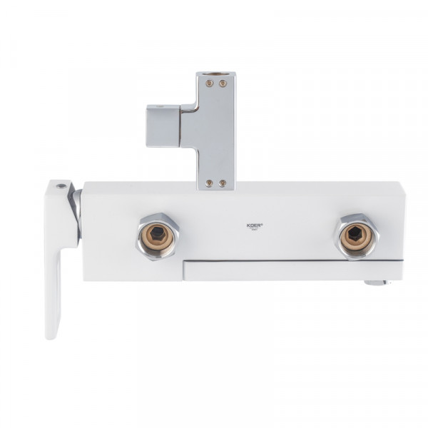 Душова колона зі змішувачем KOER KB-56009-04, 3 функціі (Колір хром+білий) (KR5987)