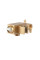 Змішувач для гігієнічного душу HAIBA KUBUS 002 (INNER) BRUSHED GOLD (Колір матове золото) (HB9625)