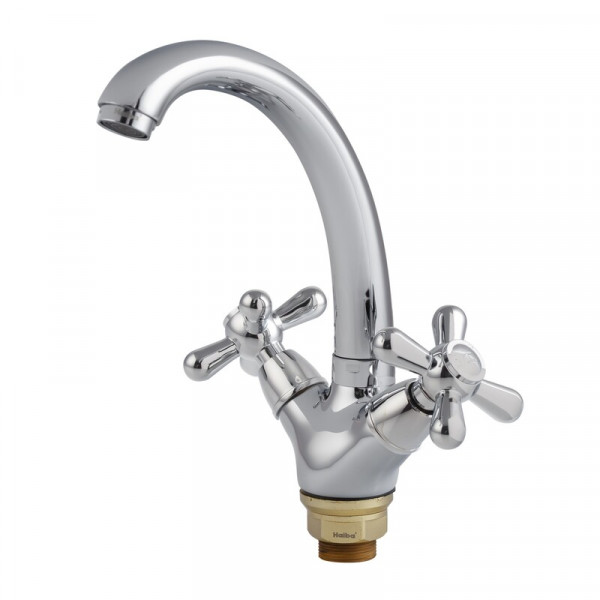 Змішувач для умивальника HAIBA DOMINOX 272 NUT (Колір хром) (HB0081)