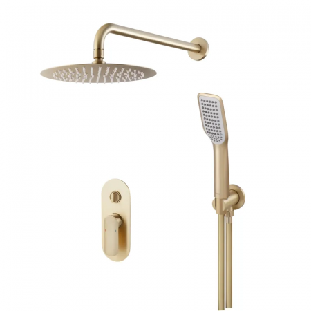 Вбудована душова система Koer KB-62028-12 2 функції (Колір матове золото) (KR6010)