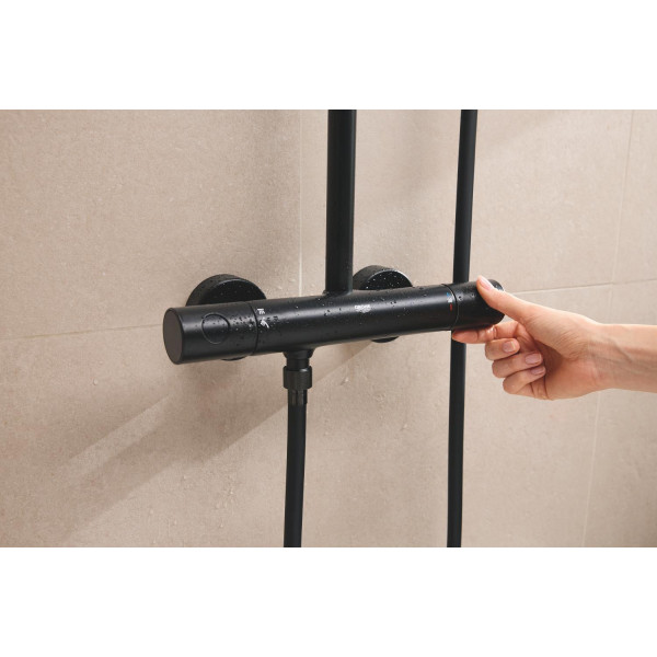 Душова система з термостатом для настінного монтажу Grohe Tempesta System 250 Cube (266892431)