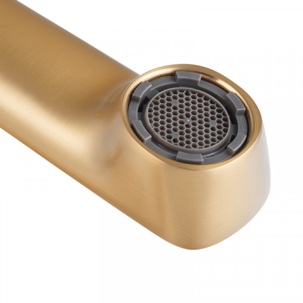Душова колона зі змішувачем HAIBA KUBUS 009-J BRUSHED GOLD (Колір матове золото) (HB9627)