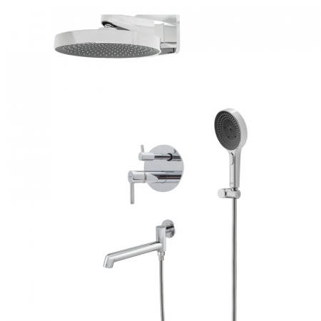Душова система вбудована KOER KB-66029-01, 3 функції (Колір хром) (KR5483)