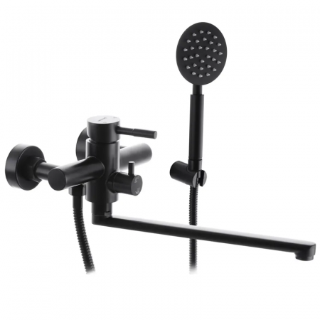 Змішувач для ванни MIXXUS SUS-006 EURO BLACK з нерж. сталі SUS304 (Колір чорний) (MI2806)