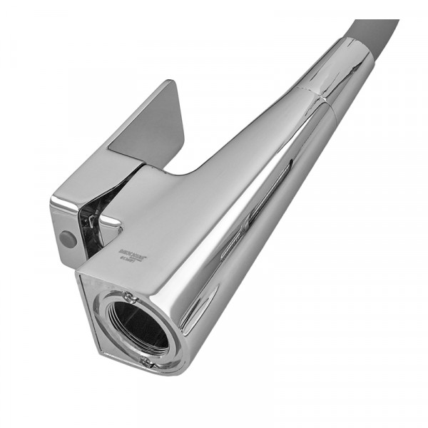 Змішувач для кухні MIXXUS ETNA 014-T NUT REFL.GREY (Колір хром+силіконовий вилив сірий) (MI8420)