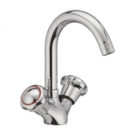 Змішувач для умивальника HAIBA MEGA 274 (Колір хром) (HB0290)