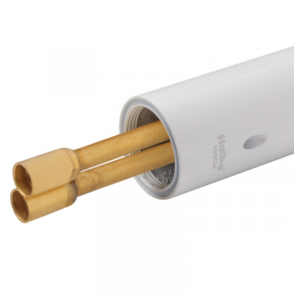 Змішувач для умивальника високий HAIBA ALEX 001 HIGH NUT WHITE-CHROME (Колір білий хром) (HB9564)