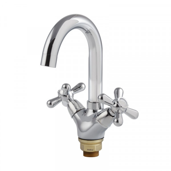 Змішувач для умивальника HAIBA DOMINOX 274 NUT (Колір хром) (HB0088)