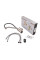 Змішувач для кухні MIXXUS PREMIUM GRAVITY 017 NUT SS COLOR REFL.GREY (Колір нержавіюча сталь+силік. вилив сірий) (MI8407)
