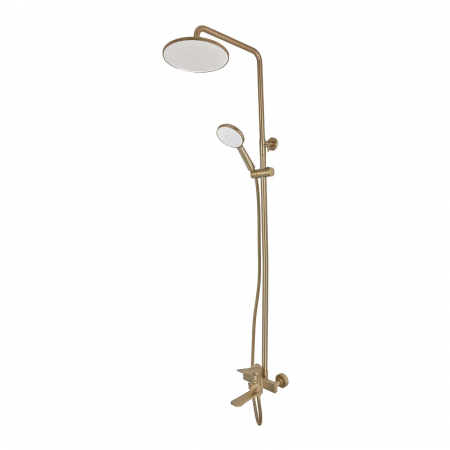 Душова колона MIXXUS WILSON 009-J BRUSHED GOLD зі змішувачем (Колір матове золото) (MI7124)