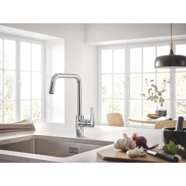 Одноважільний змішувач для мийки Grohe Eurosmart (30567000)