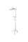Душова колона зі змішувачем KOER KB-56037-01, 3 функції (Колір хром) (KR6001)