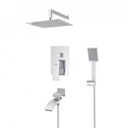 Душова система вбудована KOER KB-66007-01, 3 функції (Колір хром) (KR3464)