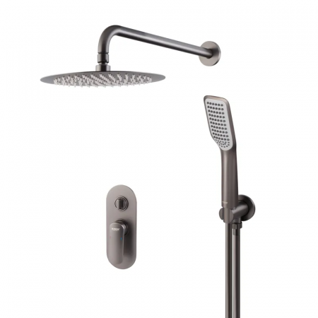 Душова система вбудована KOER KB-62028-07, 2 функції (Колір графіт) (KR6011)
