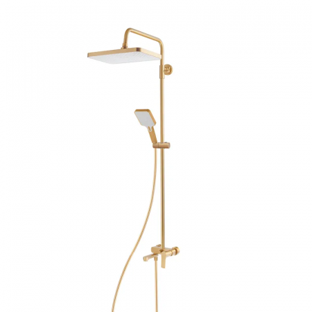 Душова колона зі змішувачем HAIBA MILANO 003-J BRUSHED GOLD (Колір матове золото) (HB9620)
