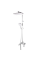 Душова колона зі змішувачем KOER KB-56031-01, 3 функції (Колір хром) (KR5438)