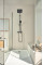 Душова система з термостатом для настінного монтажу Grohe Tempesta System 250 Cube (266892431)
