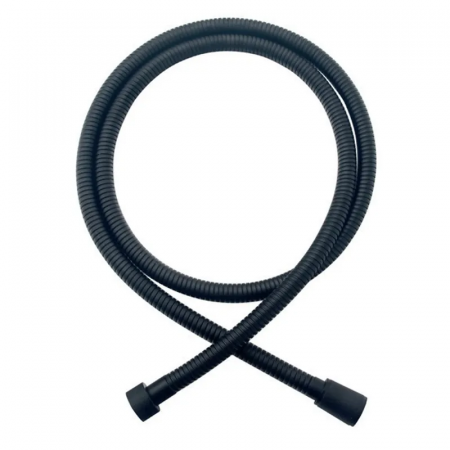 Шланг для душу KOER KB-0802-150-05 BLACK, обплетка нержавіюча сталь 150 см (Колір чорний) (KR4841)