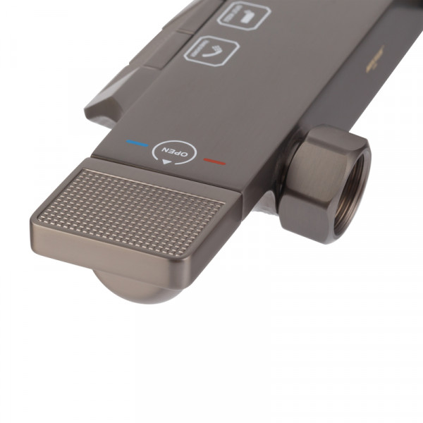Змішувач для ванни MIXXUS PREMIUM TERRA 009 GRAPHITE (колір графіт) (MI8384)