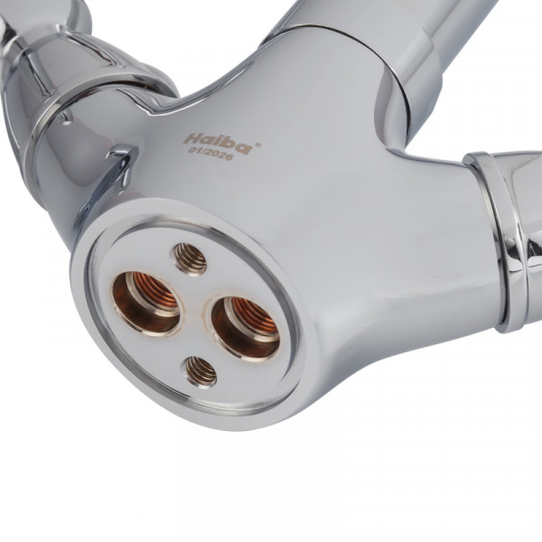 Змішувач для умивальника HAIBA DOMINOX 272 (Колір хром) (HB0080)