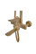 Душова колона MIXXUS WILSON 009-J BRUSHED GOLD зі змішувачем (Колір матове золото) (MI7124)