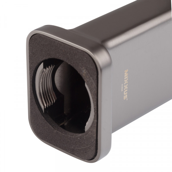 Змішувач для умивальника MIXXUS PREMIUM TERRA 001 NUT GRAPHITE (колір графіт) (MI8383)
