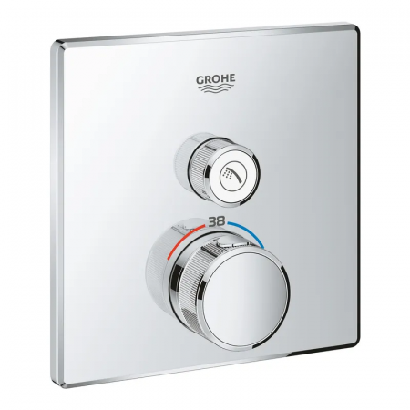 Термостат прихованого монтажу з однією кнопкою управління Grohe Grohtherm SmartControl (29123000)