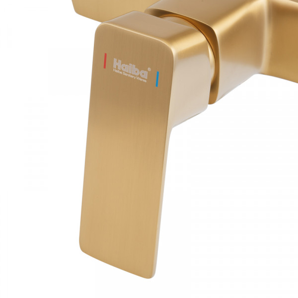Змішувач для ванни HAIBA KUBUS 009 EURO BRUSHED GOLD (Колір матове золото) (HB9628)