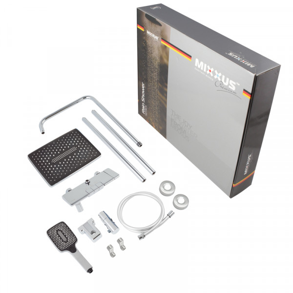 MIXXUS PREMIUM RONDA 009-J Душова колона зі змішувачем (колір хром) (MI8382)