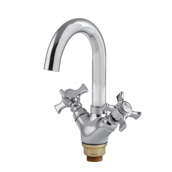 Змішувач для умивальника HAIBA ZEUS 274 NUT (Колір хром) (HB0436)