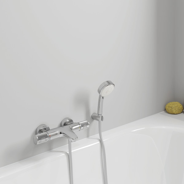 Змішувач для ванни з термостатом Grohe Grohtherm 1000 Performance (34779000)
