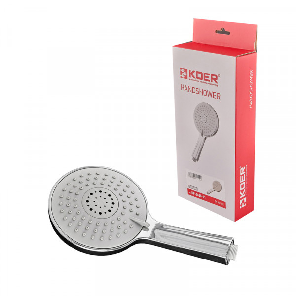 Лійка для душу KOER KP-0408-01, 5 функцій (Колір хром) (KR5412)