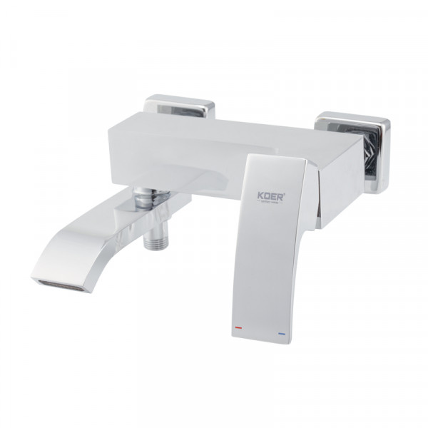 Змішувач для ванни з коротким зливом Koer KB-41007-01 (Колір хром) (KR3454)