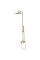 Душова колона зі змішувачем Mixxus Premium DALI 009-J Brushed Gold (MI6766)