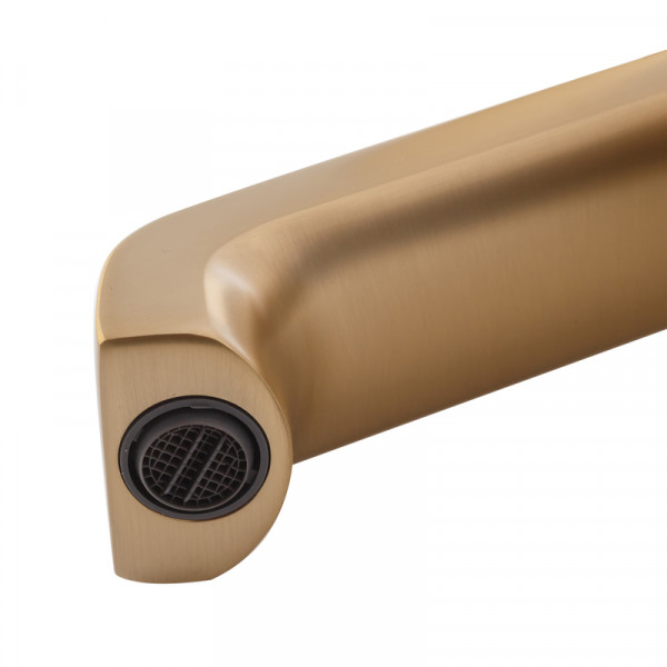 Змішувач для умивальника MIXXUS PREMIUM DALI 001 NUT BRUSHED GOLD (Колір матове золото) (MI6762)