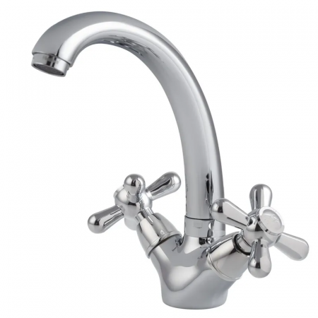 Змішувач для умивальника HAIBA DOMINOX 272 NUT (Колір хром) (HB0081)