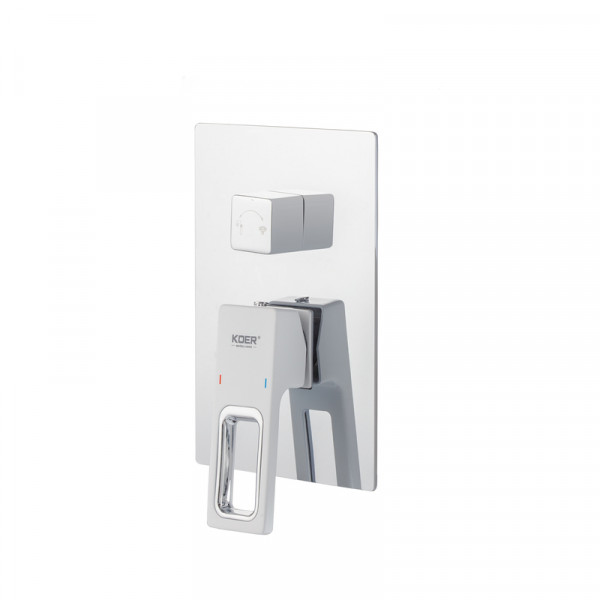 Душова система вбудована Koer KB-66009-04 3 функціі (Колір хром+білий) (KR5990)