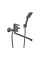 Змішувач для ванної Haiba Alex 006 Euro Graphite (HB3997)